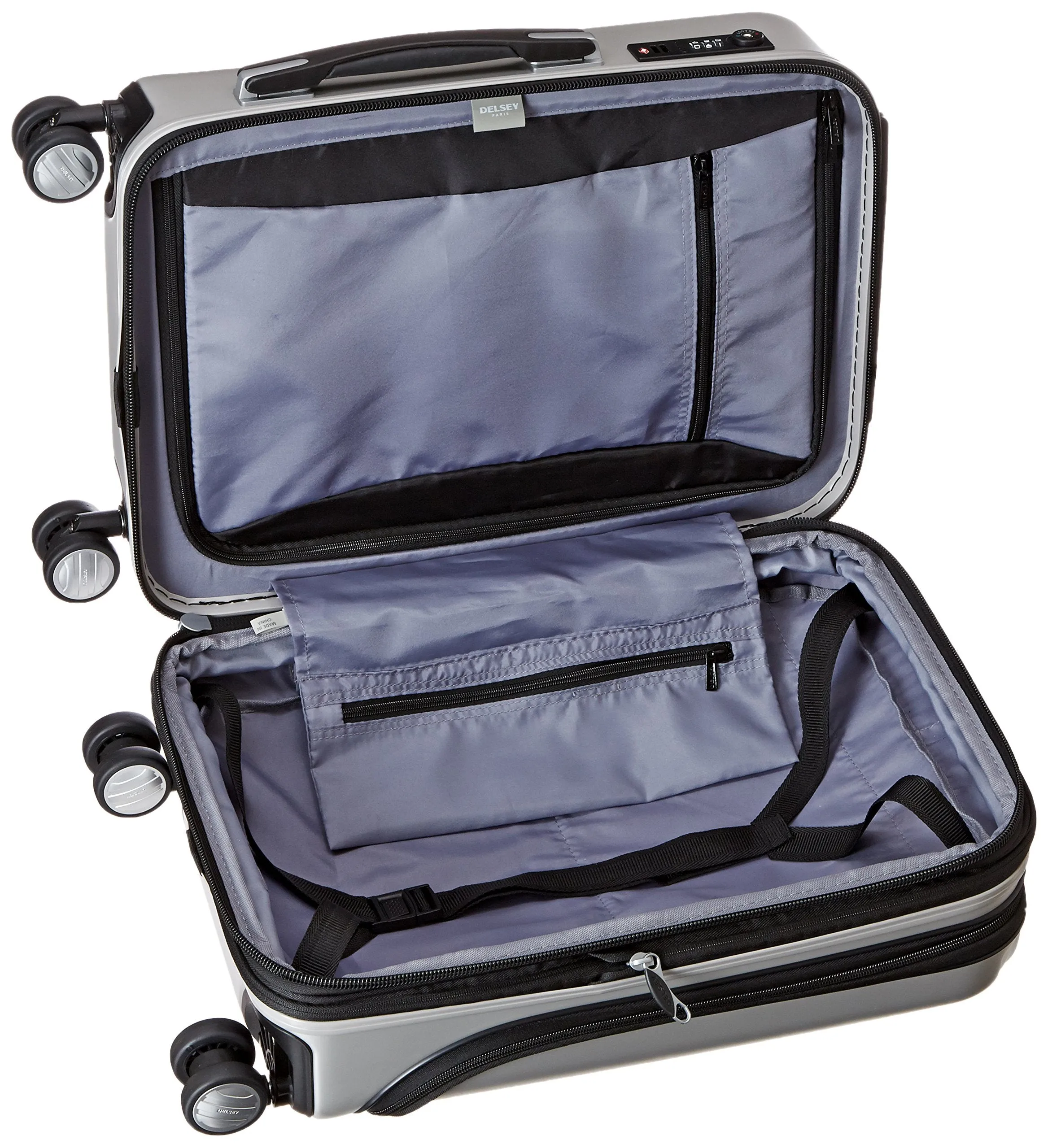 DELSEY Paris Helium Titanium International 19 Carry-on Expandable Spinner Trolley Bags Delsey-Paris