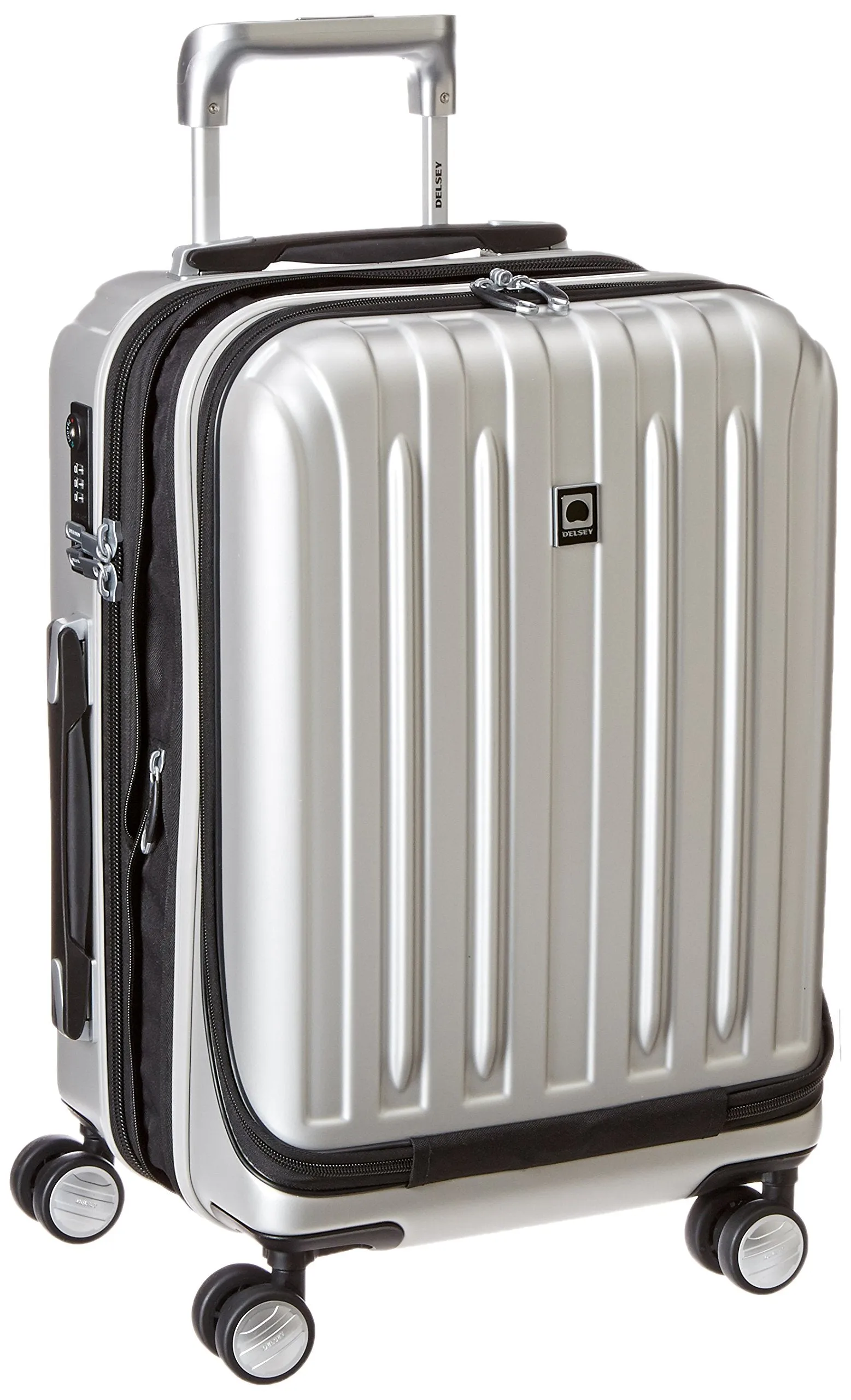 DELSEY Paris Helium Titanium International 19 Carry-on Expandable Spinner Trolley Bags Delsey-Paris
