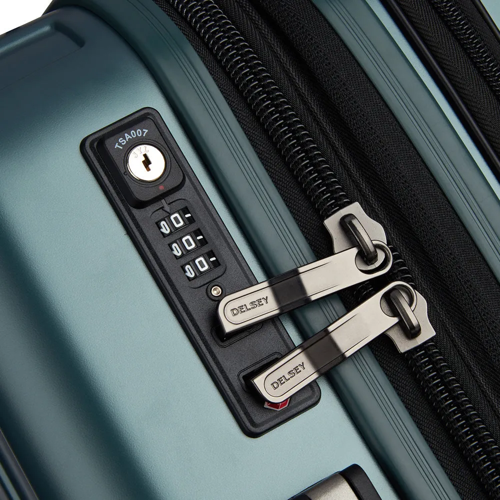 DELSEY Paris Helium Titanium International 19 Carry-on Expandable Spinner Trolley Bags Delsey-Paris