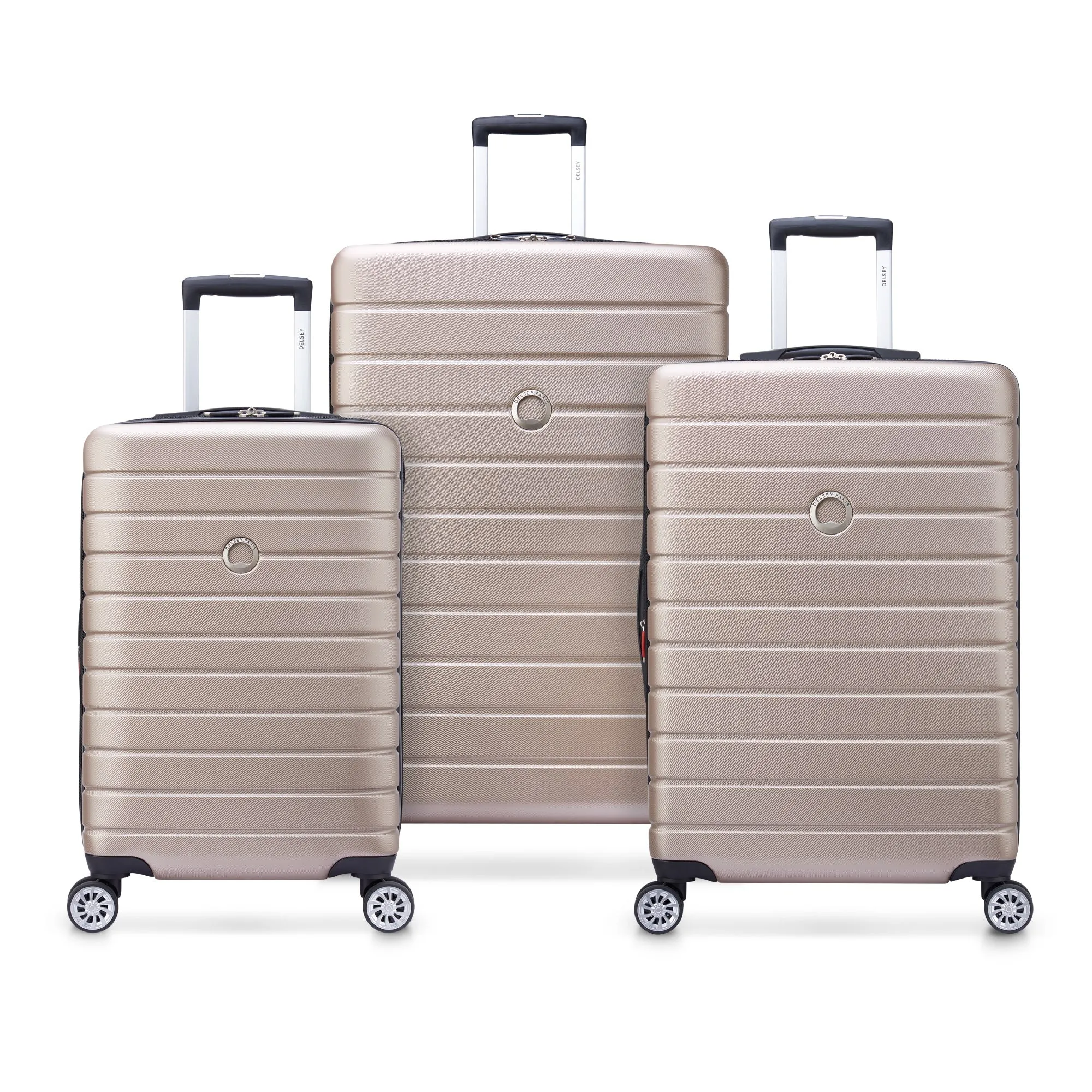 Delsey Paris Jessica 3 Piece Set Hardside Expandable Luggage with Spinner Wheels Bags Delsey-Paris