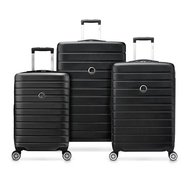 Delsey Paris Jessica 3 Piece Set Hardside Expandable Luggage with Spinner Wheels Bags Delsey-Paris