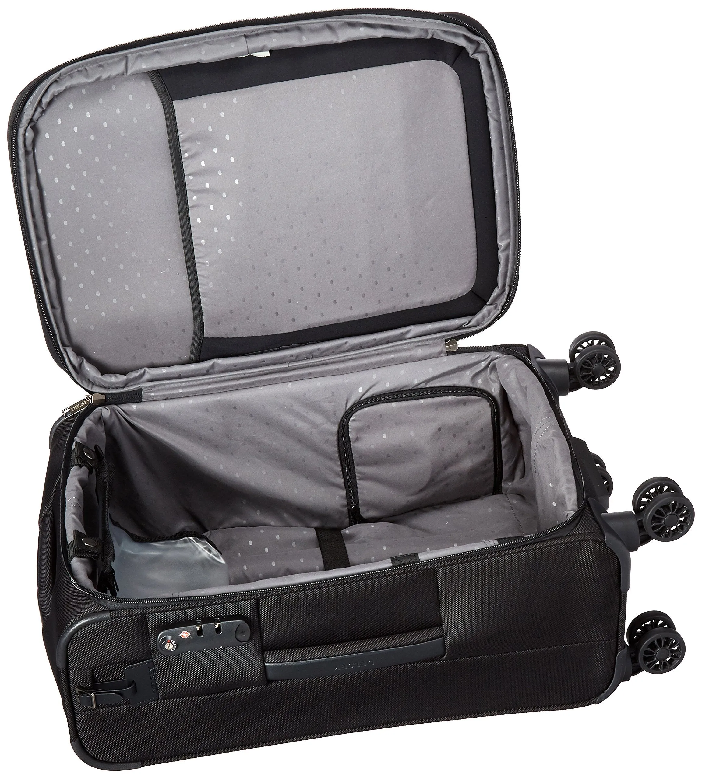 DELSEY Paris Montmartre 4 Wheel 21 Exp Softside Carry On Luggage Bags Delsey-Paris
