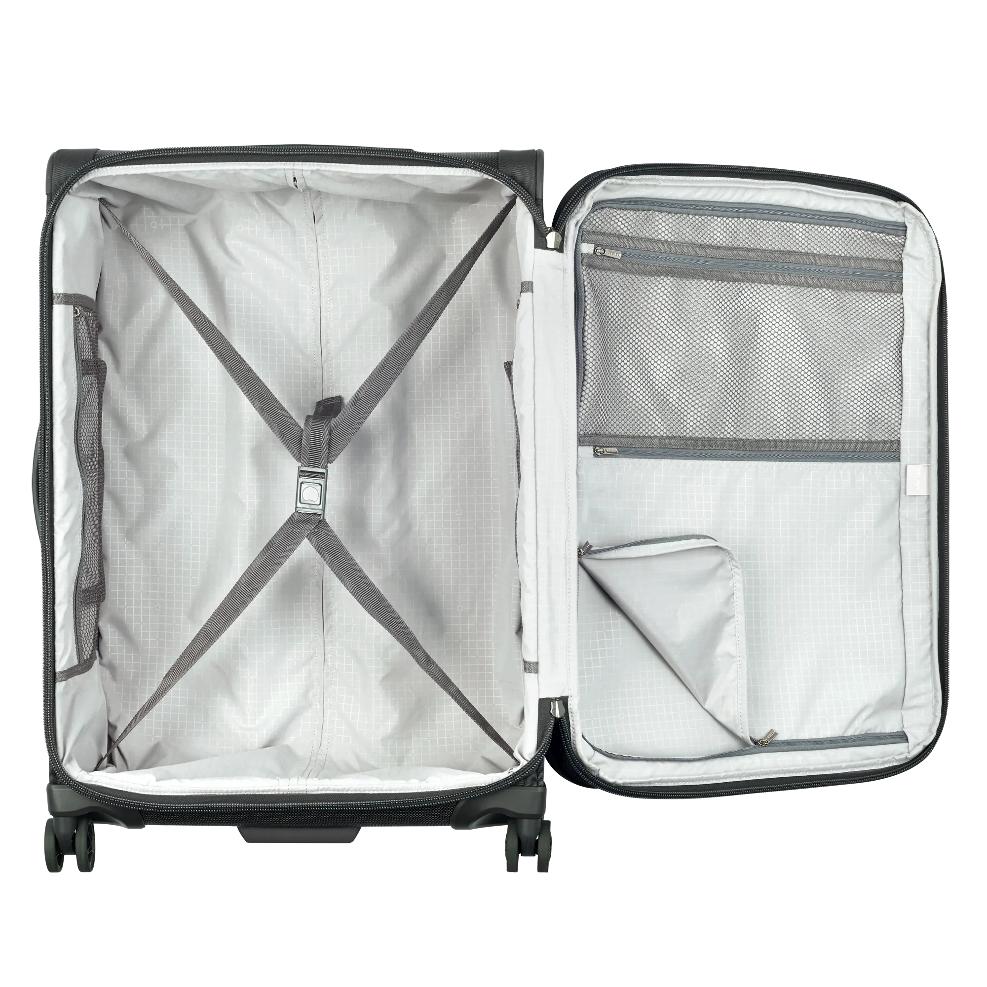 DELSEY Paris Pilot 4.0 Checked-Medium 4-Wheel Medium Luggage Bags Delsey-Paris