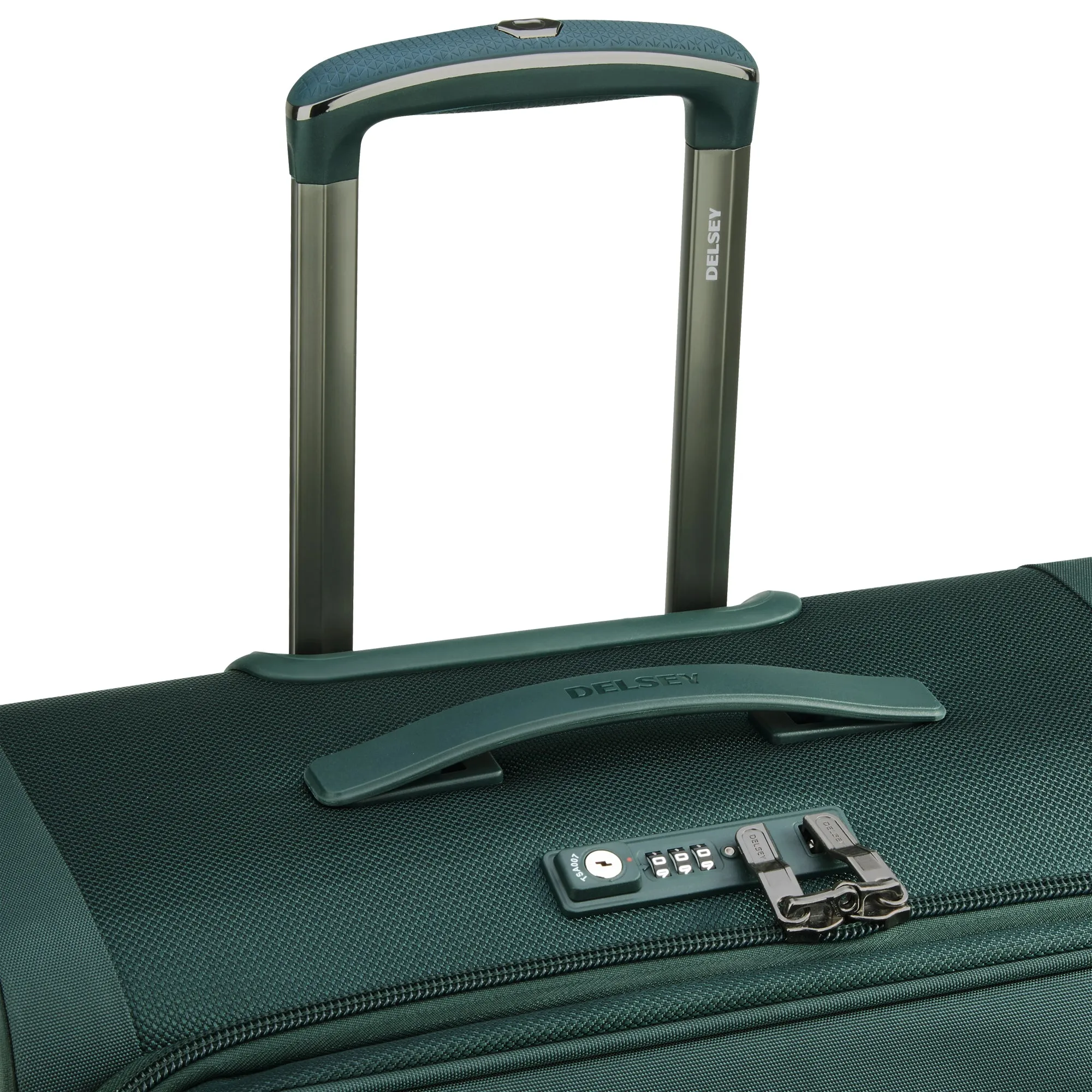 DELSEY Paris Pilot 4.0 Checked-Medium 4-Wheel Medium Luggage Bags Delsey-Paris