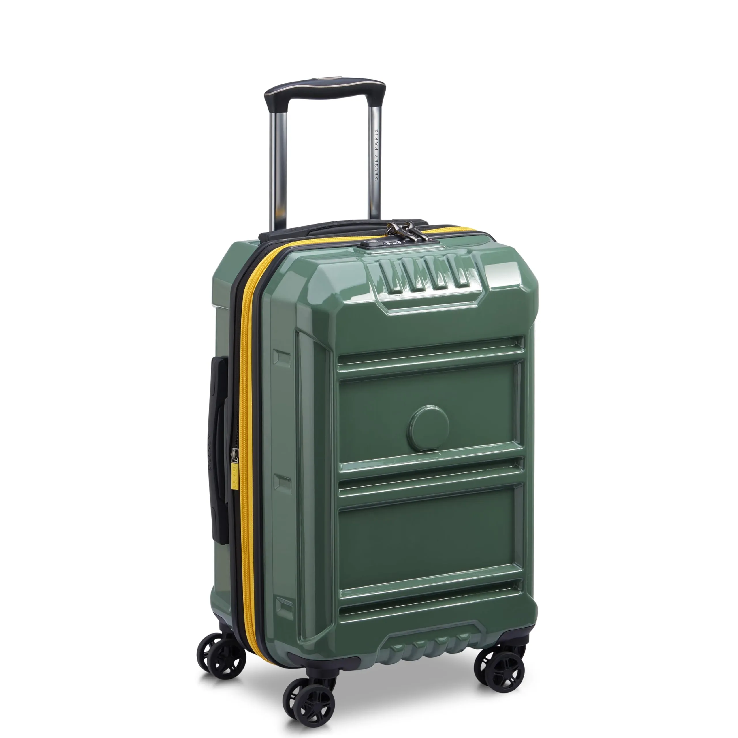 DELSEY Paris Rempart Hardside Expandable Luggage Trunk with Spinner Wheels (Carry-On 19 Inch) Bags Delsey-Paris