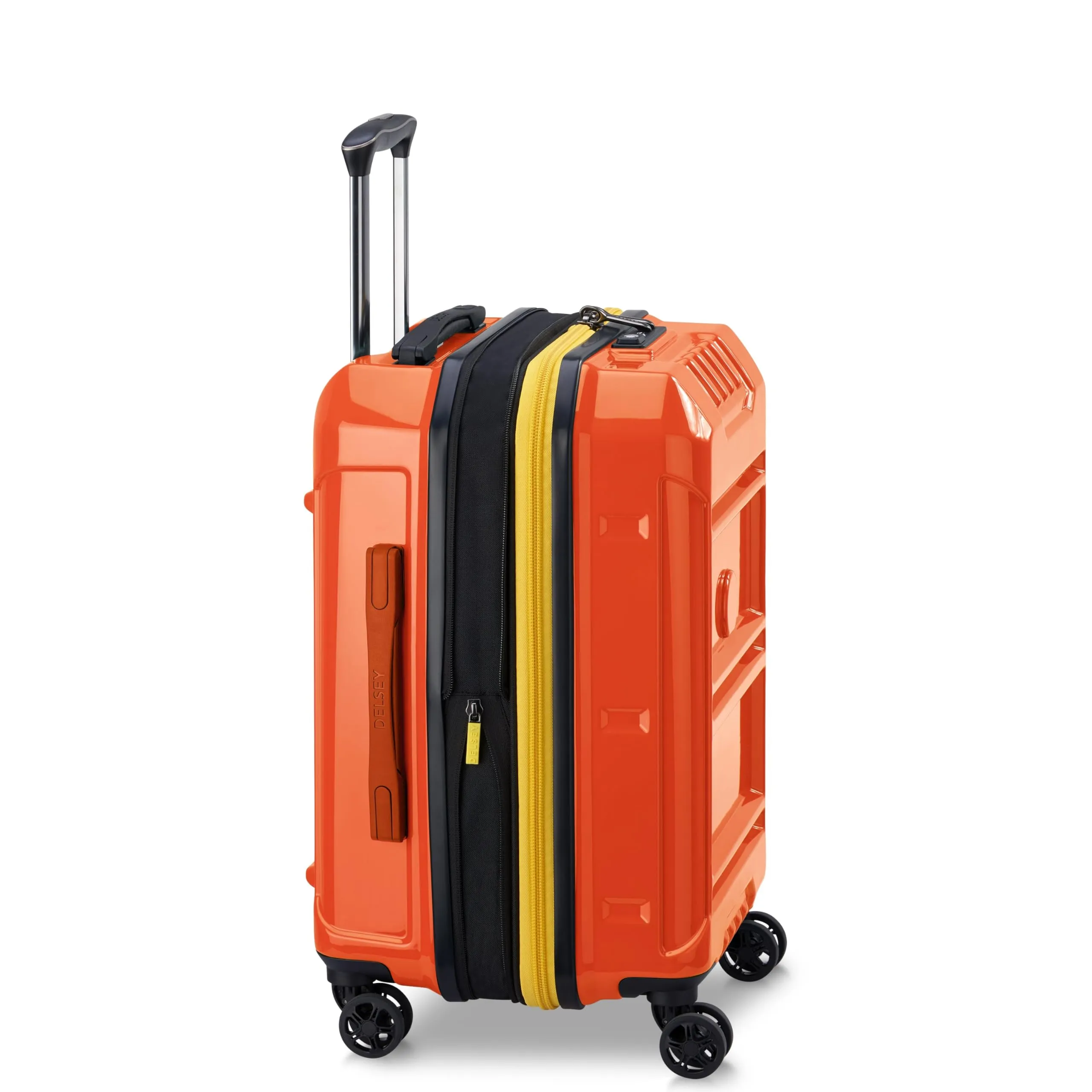 DELSEY Paris Rempart Hardside Expandable Luggage Trunk with Spinner Wheels (Carry-On 19 Inch) Bags Delsey-Paris
