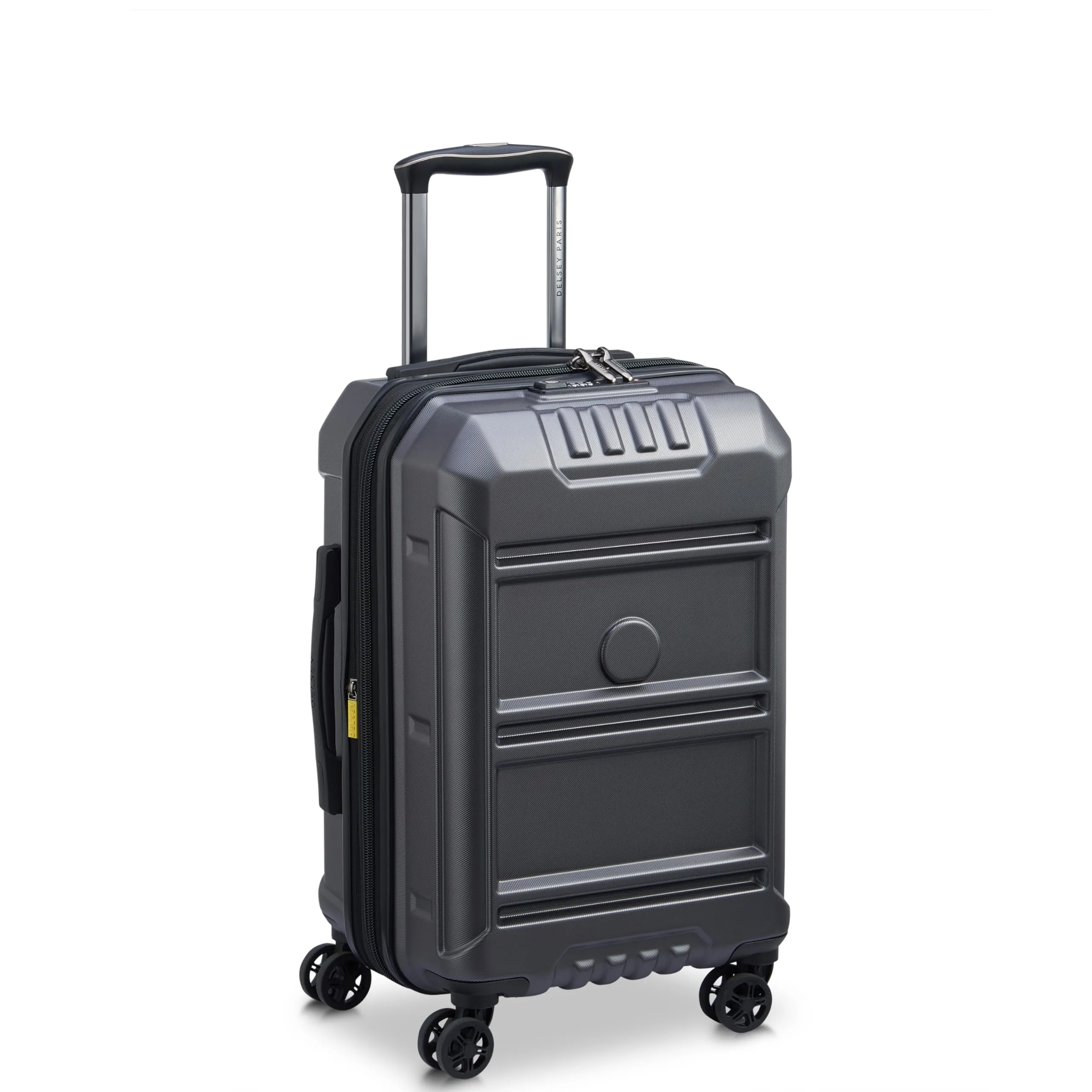 DELSEY Paris Rempart Hardside Expandable Luggage Trunk with Spinner Wheels (Carry-On 19 Inch) Bags Delsey-Paris