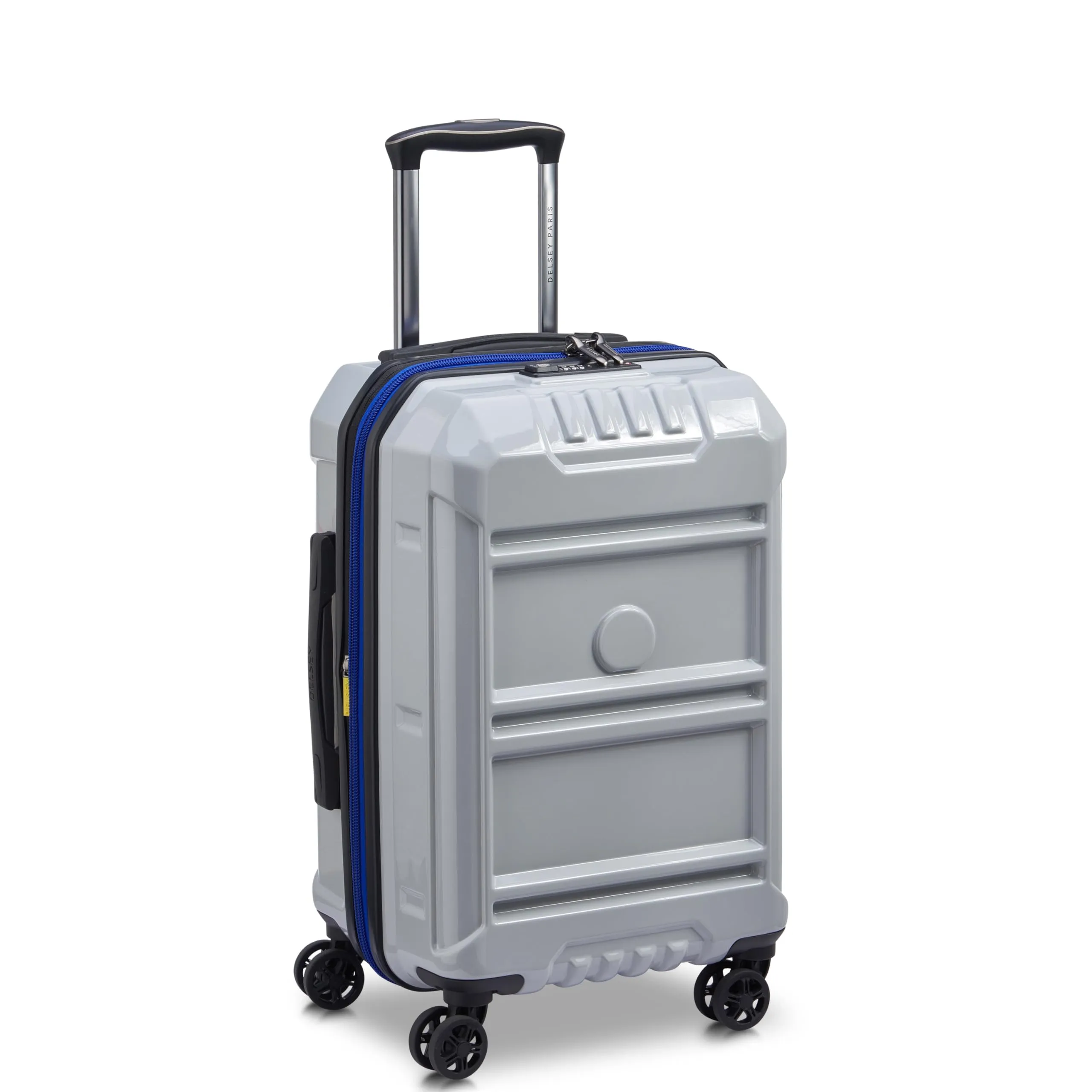 DELSEY Paris Rempart Hardside Expandable Luggage Trunk with Spinner Wheels (Carry-On 19 Inch) Bags Delsey-Paris