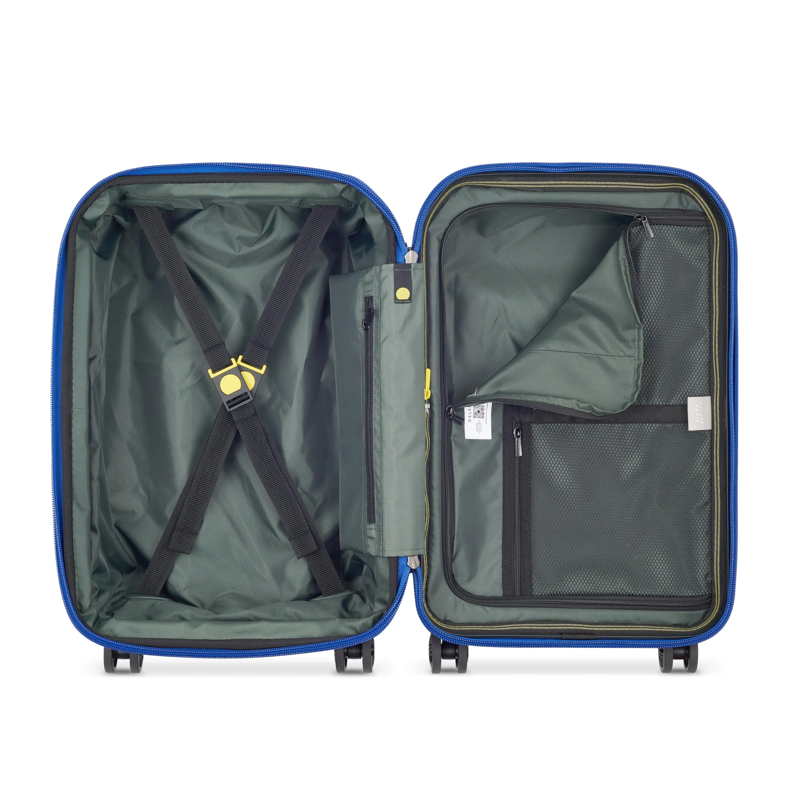DELSEY Paris Rempart Hardside Expandable Luggage Trunk with Spinner Wheels (Carry-On 19 Inch) Bags Delsey-Paris