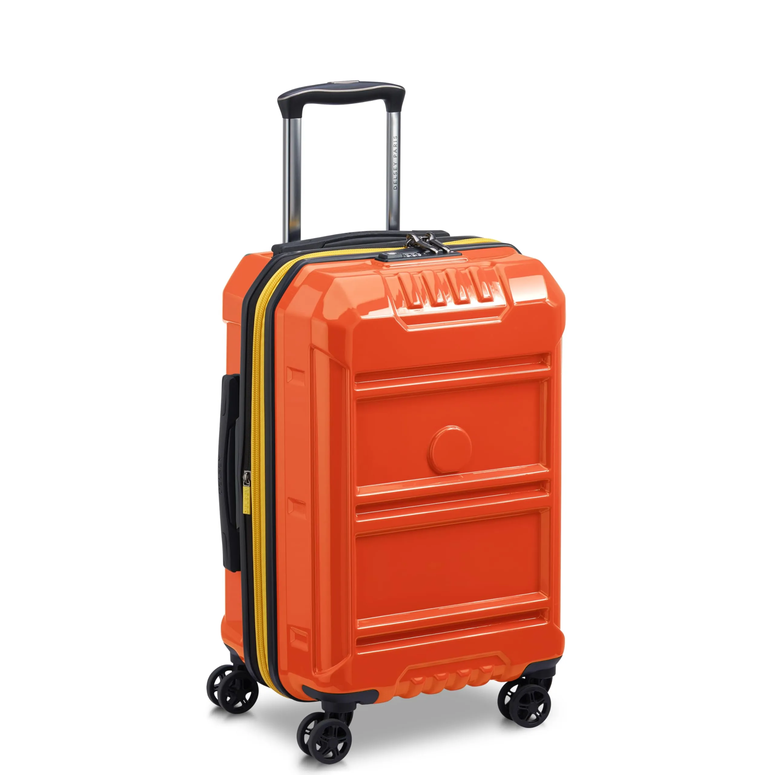 DELSEY Paris Rempart Hardside Expandable Luggage Trunk with Spinner Wheels (Carry-On 19 Inch) Bags Delsey-Paris