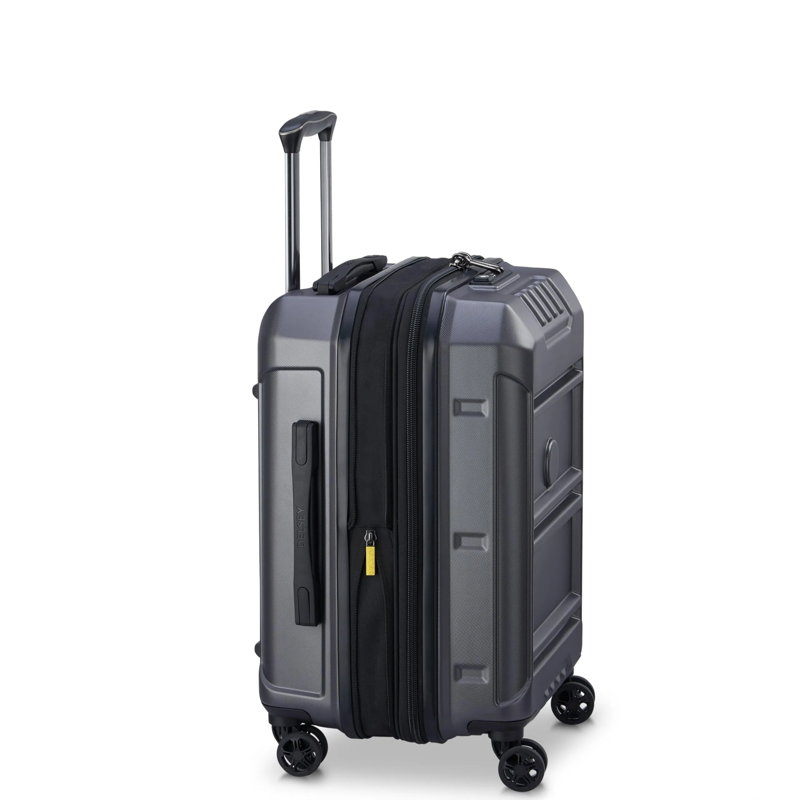 DELSEY Paris Rempart Hardside Expandable Luggage Trunk with Spinner Wheels (Carry-On 19 Inch) Bags Delsey-Paris