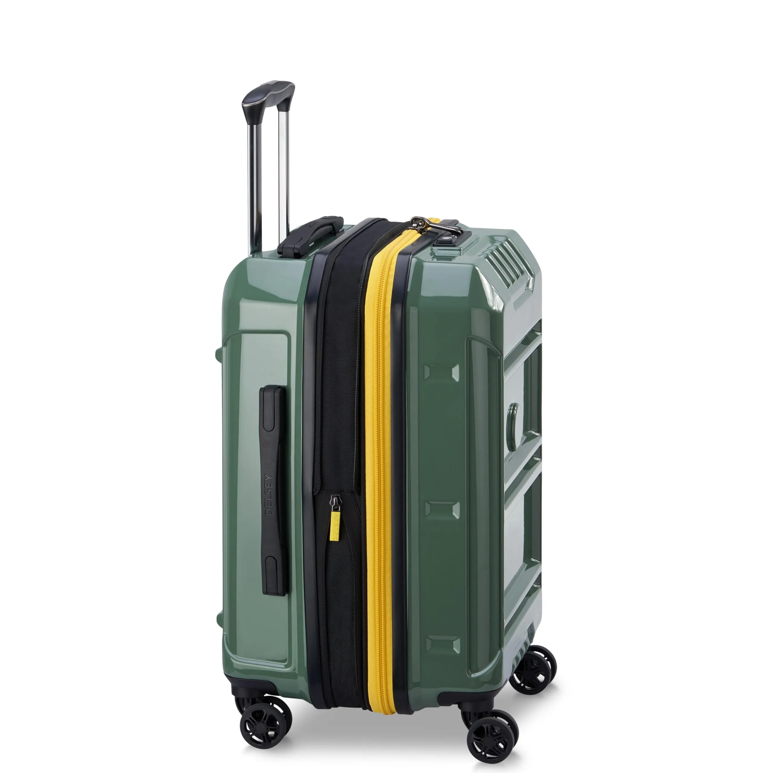 DELSEY Paris Rempart Hardside Expandable Luggage Trunk with Spinner Wheels (Carry-On 19 Inch) Bags Delsey-Paris