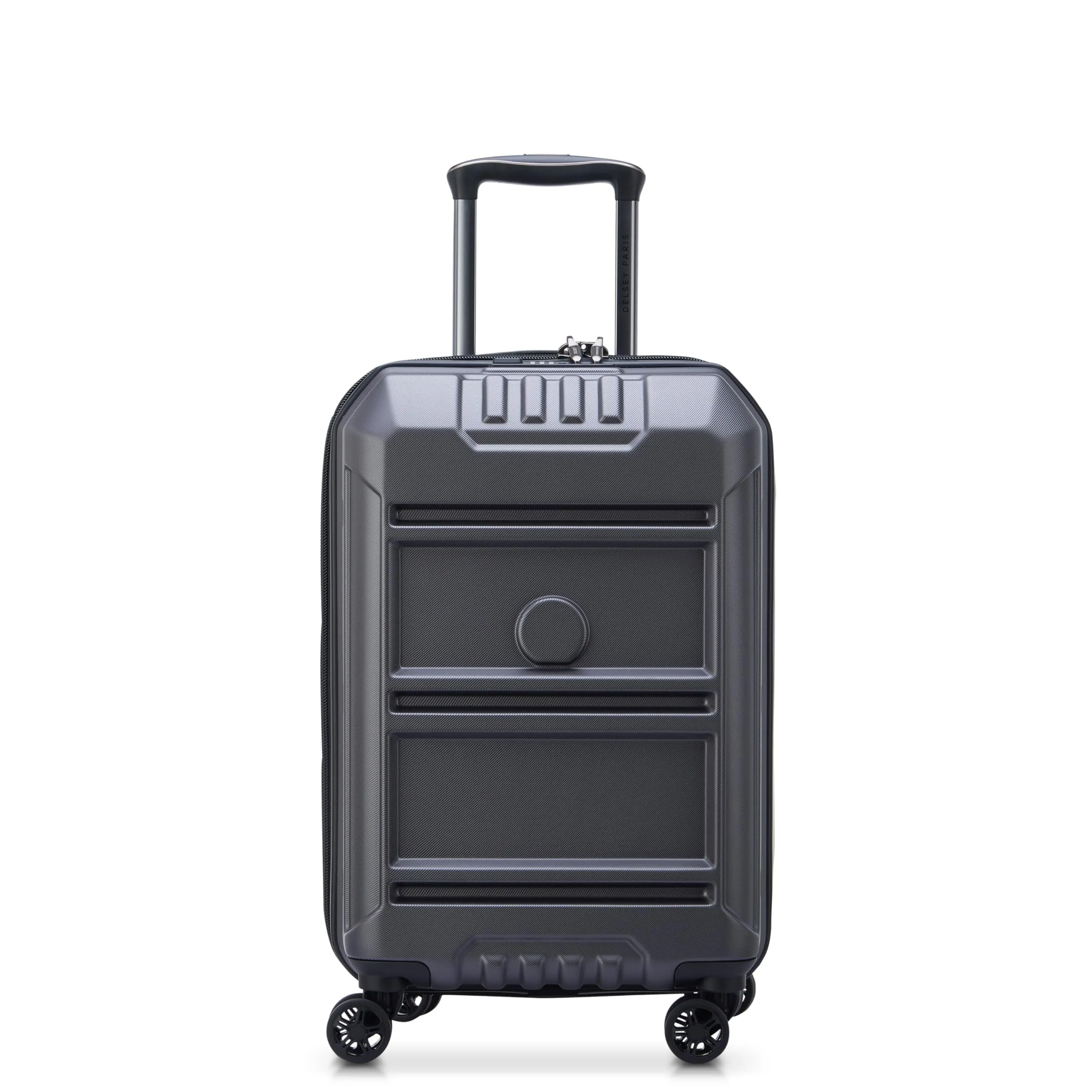 DELSEY Paris Rempart Hardside Expandable Luggage Trunk with Spinner Wheels (Carry-On 19 Inch) Bags Delsey-Paris