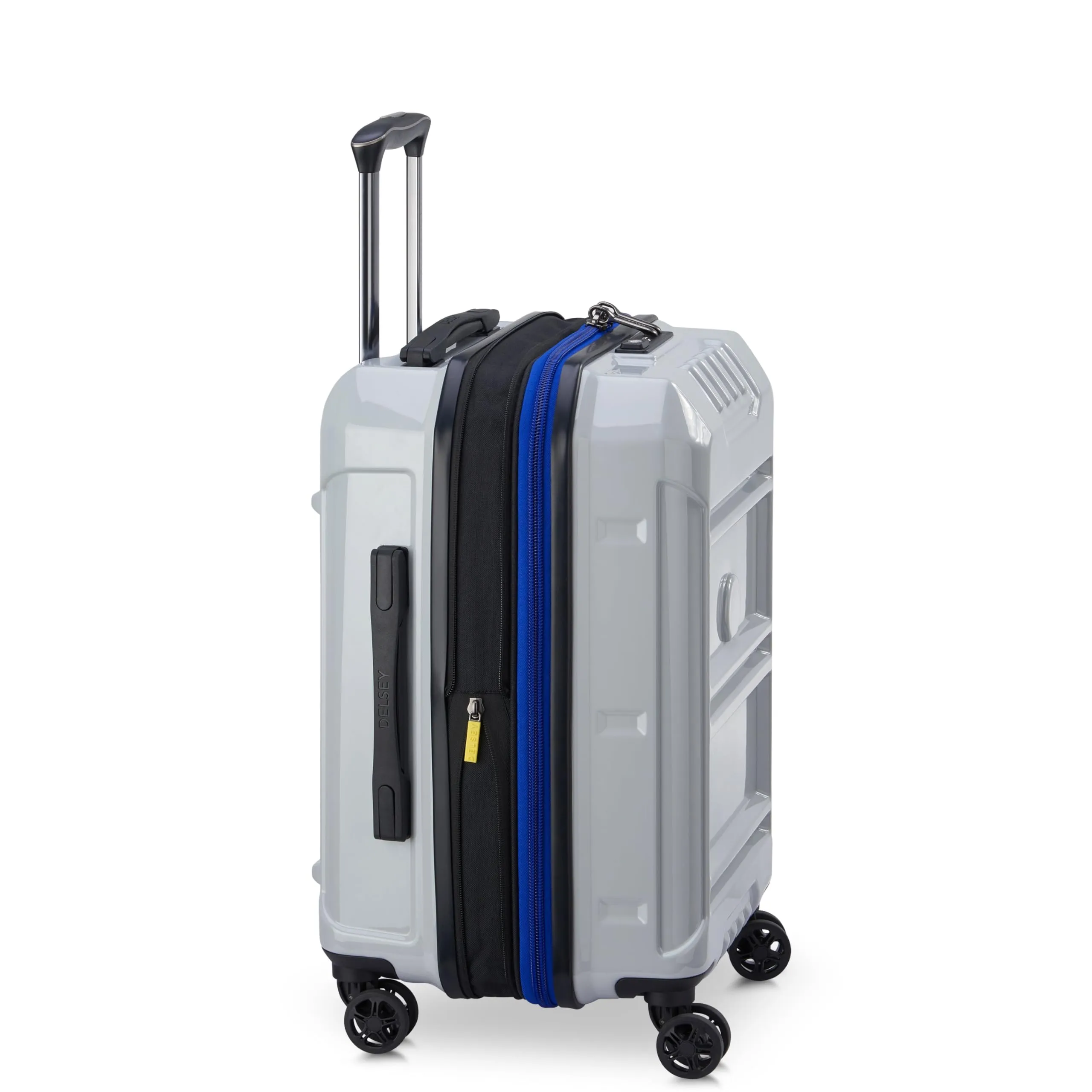 DELSEY Paris Rempart Hardside Expandable Luggage Trunk with Spinner Wheels (Carry-On 19 Inch) Bags Delsey-Paris