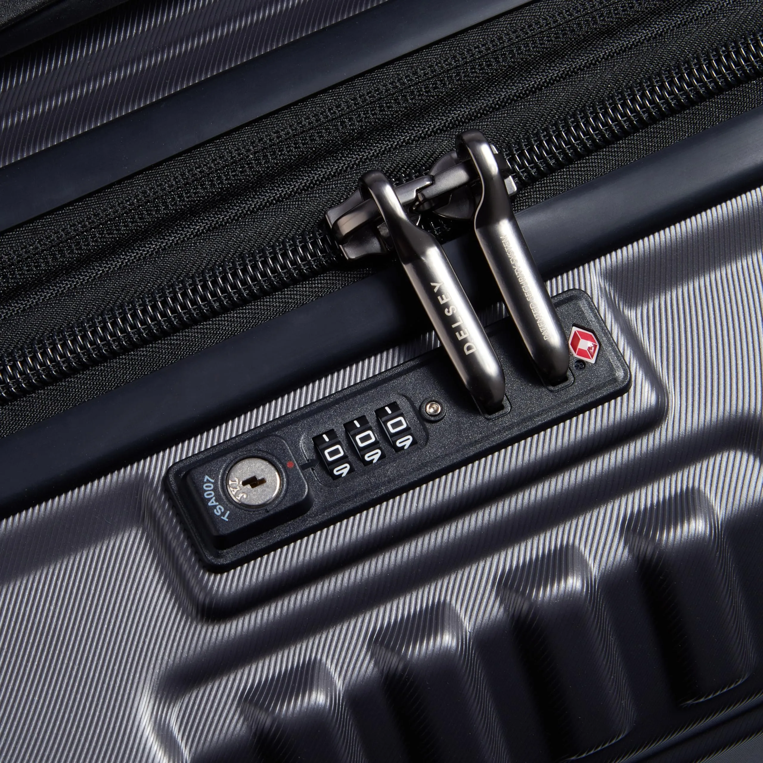 DELSEY Paris Rempart Hardside Expandable Luggage Trunk with Spinner Wheels (Carry-On 19 Inch) Bags Delsey-Paris