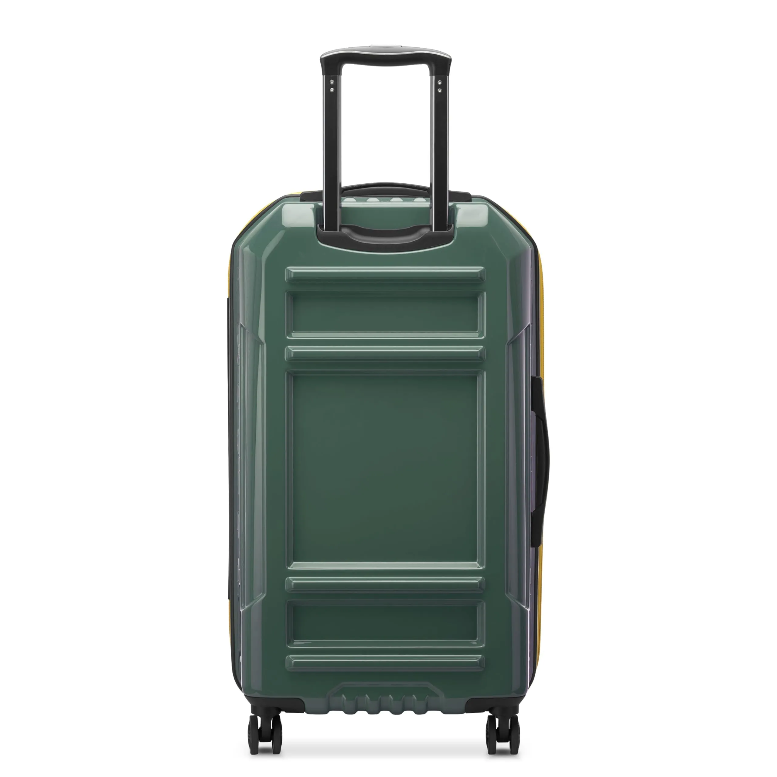 DELSEY Paris Rempart Hardside Expandable Luggage Trunk with Spinner Wheels (Checked Medium Trunk 26 Inch) Bags Delsey-Paris