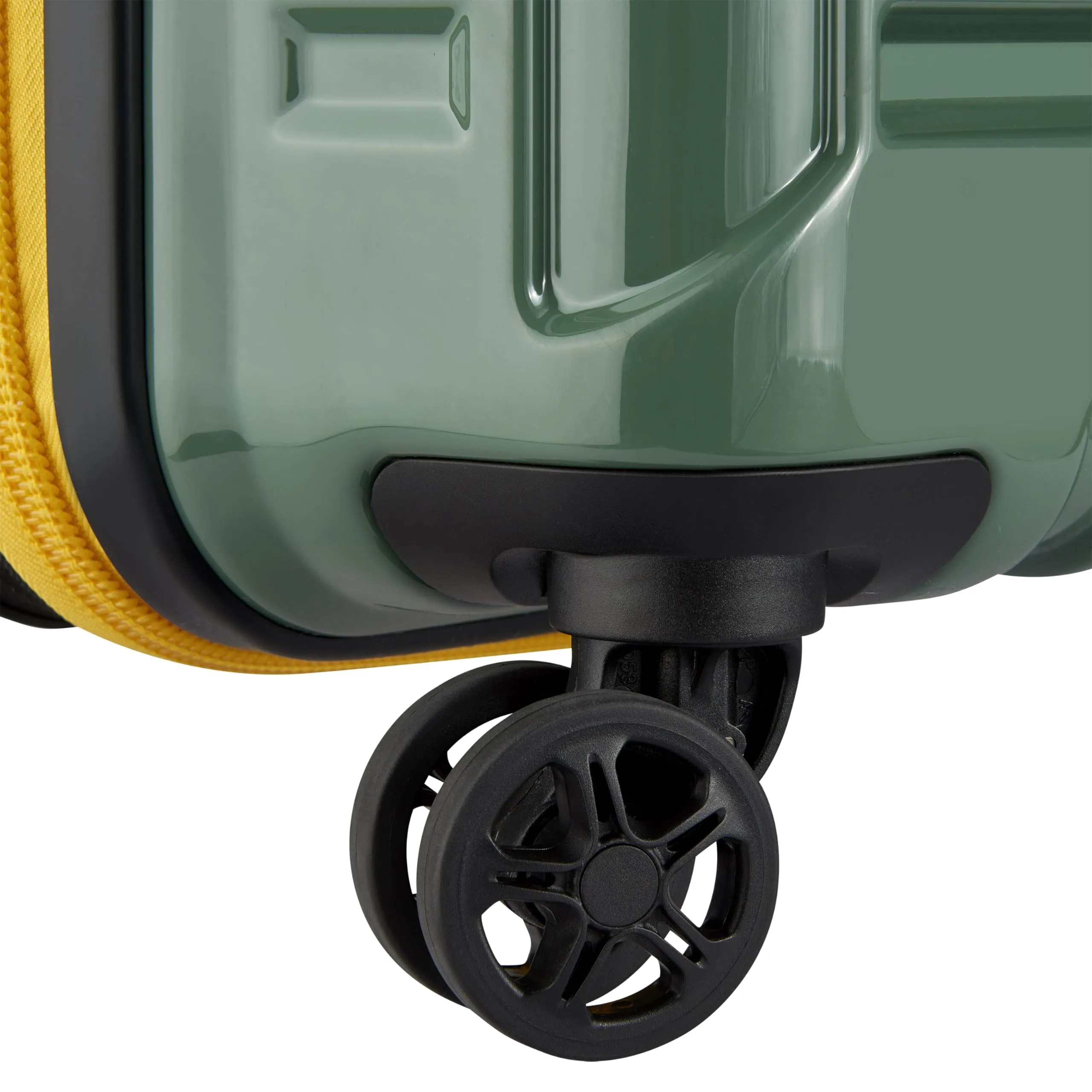 DELSEY Paris Rempart Hardside Expandable Luggage Trunk with Spinner Wheels (Checked Medium Trunk 26 Inch) Bags Delsey-Paris