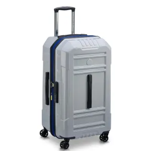 DELSEY Paris Rempart Hardside Expandable Luggage Trunk with Spinner Wheels (Checked Medium Trunk 26 Inch) Bags Delsey-Paris