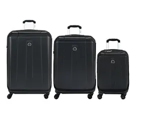 DELSEY Paris Shadow 3 Piece Set (21"/25"/29") 4-Wheel Luggage Sets Bags Delsey-Paris