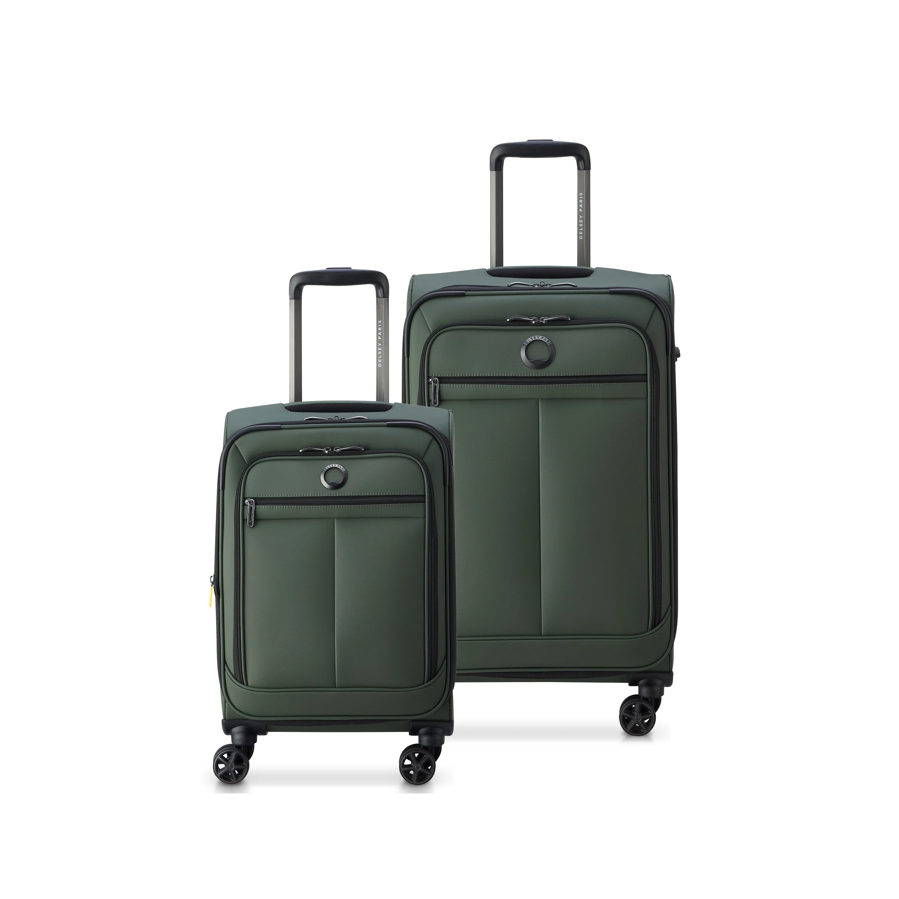 DELSEY Paris Sky Lite Softside Expandable Luggage with Spinner Wheels 2 piece set (19",24") Bags Delsey-Paris