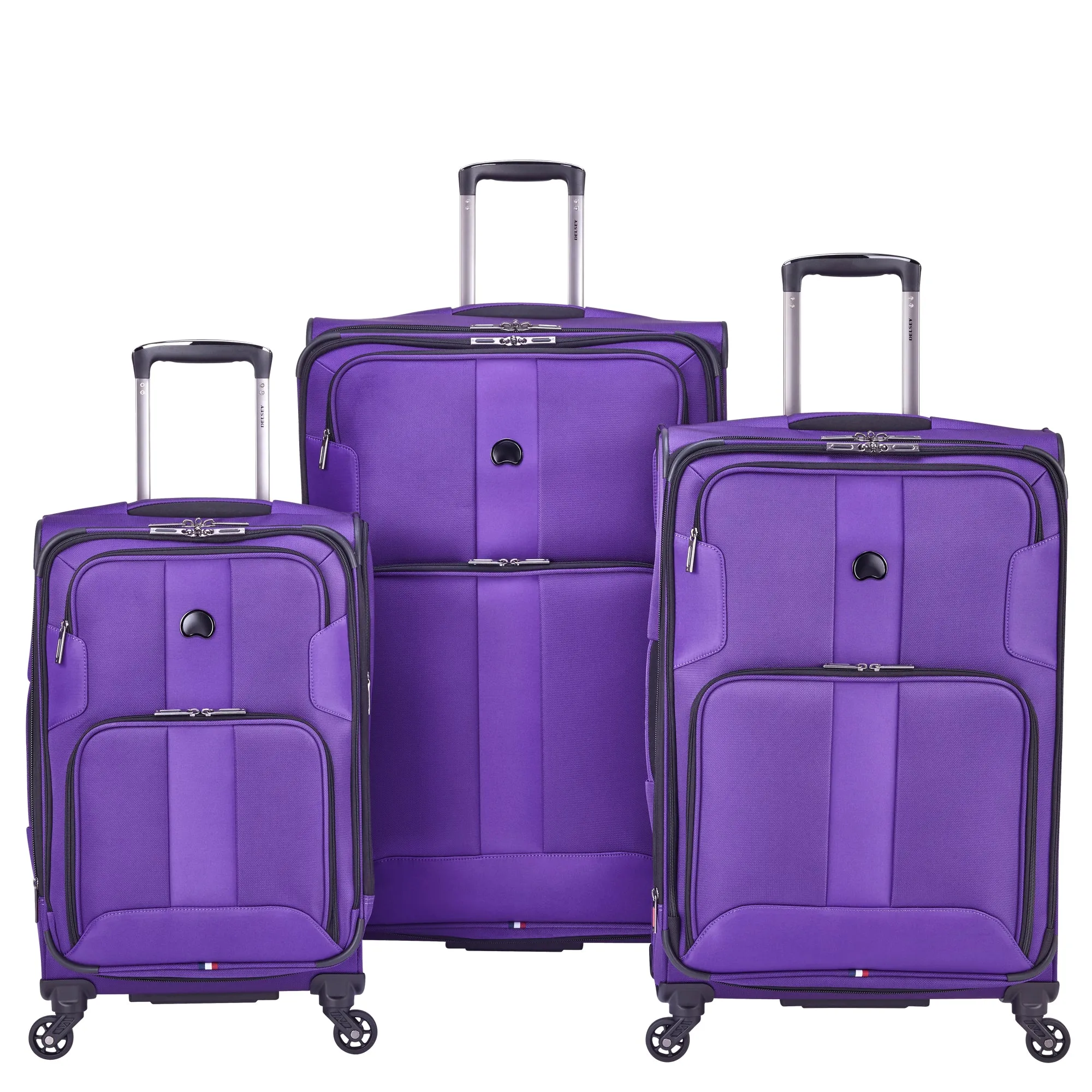 DELSEY Paris Sky Max 3 Piece Set (21"/25"/29") 4-Wheel Luggage Sets Bags Delsey-Paris