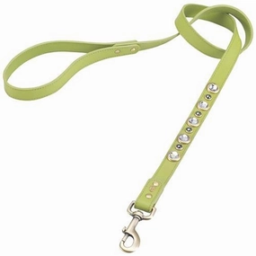 Diamond Faceted Rhinestones And Hematite Dog Leash dog mobility,outdoor pet aid