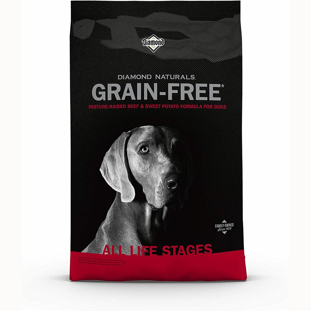 Diamond Naturals Dog Grain-Free Pasture-Raised Beef & Sweet Potato 5lb