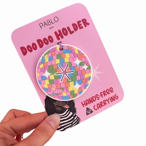 Disco Ball: Doo Doo Holder dog travel gear,pet travel