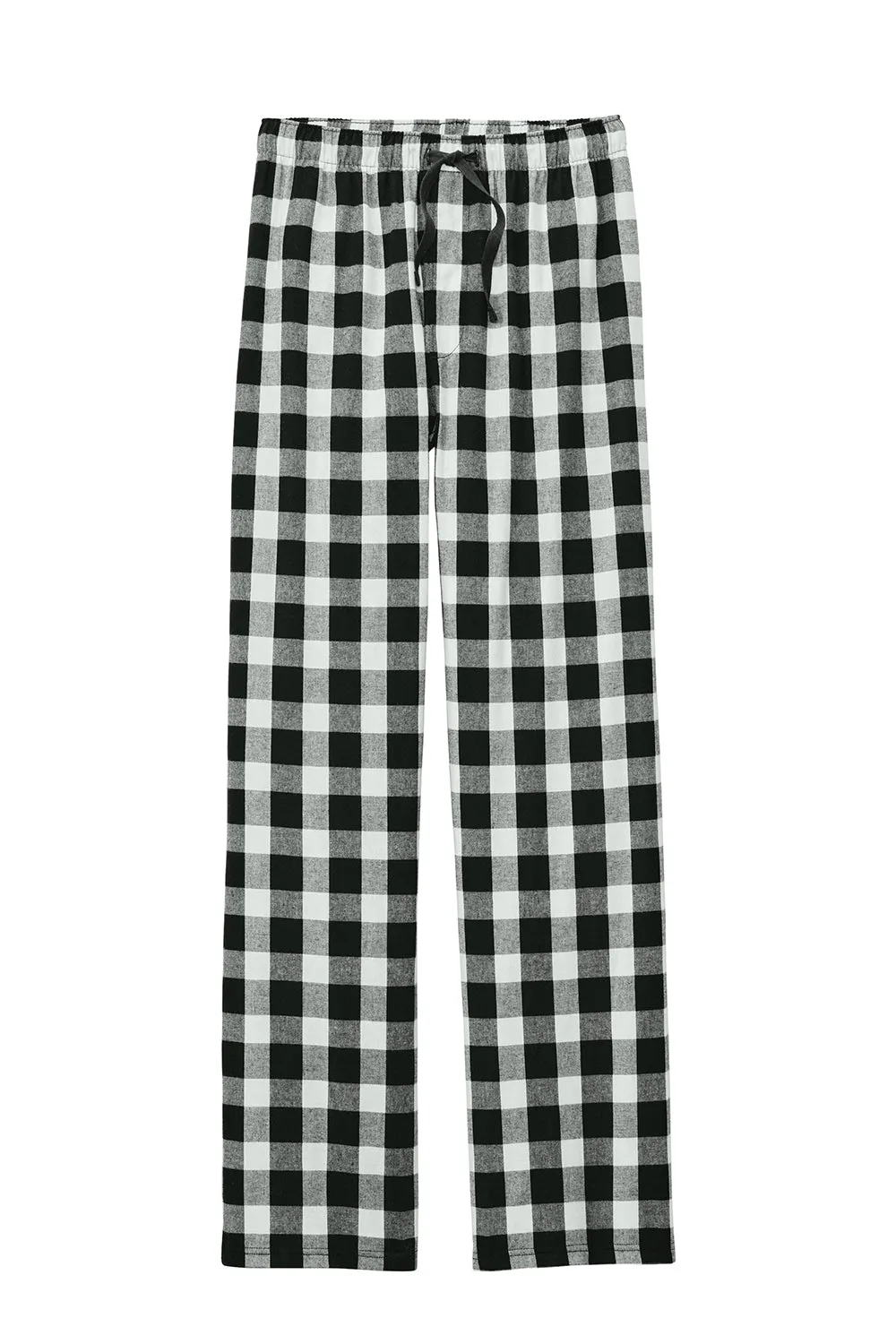 District Mens Flannel Plaid Lounge Pants - Black/White Buffalo Check  Buy new Clothing District