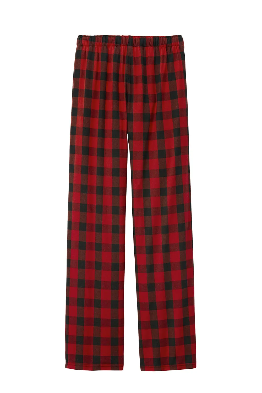 District Mens Flannel Plaid Lounge Pants - Red/Black Buffalo Check  Buy new Clothing District
