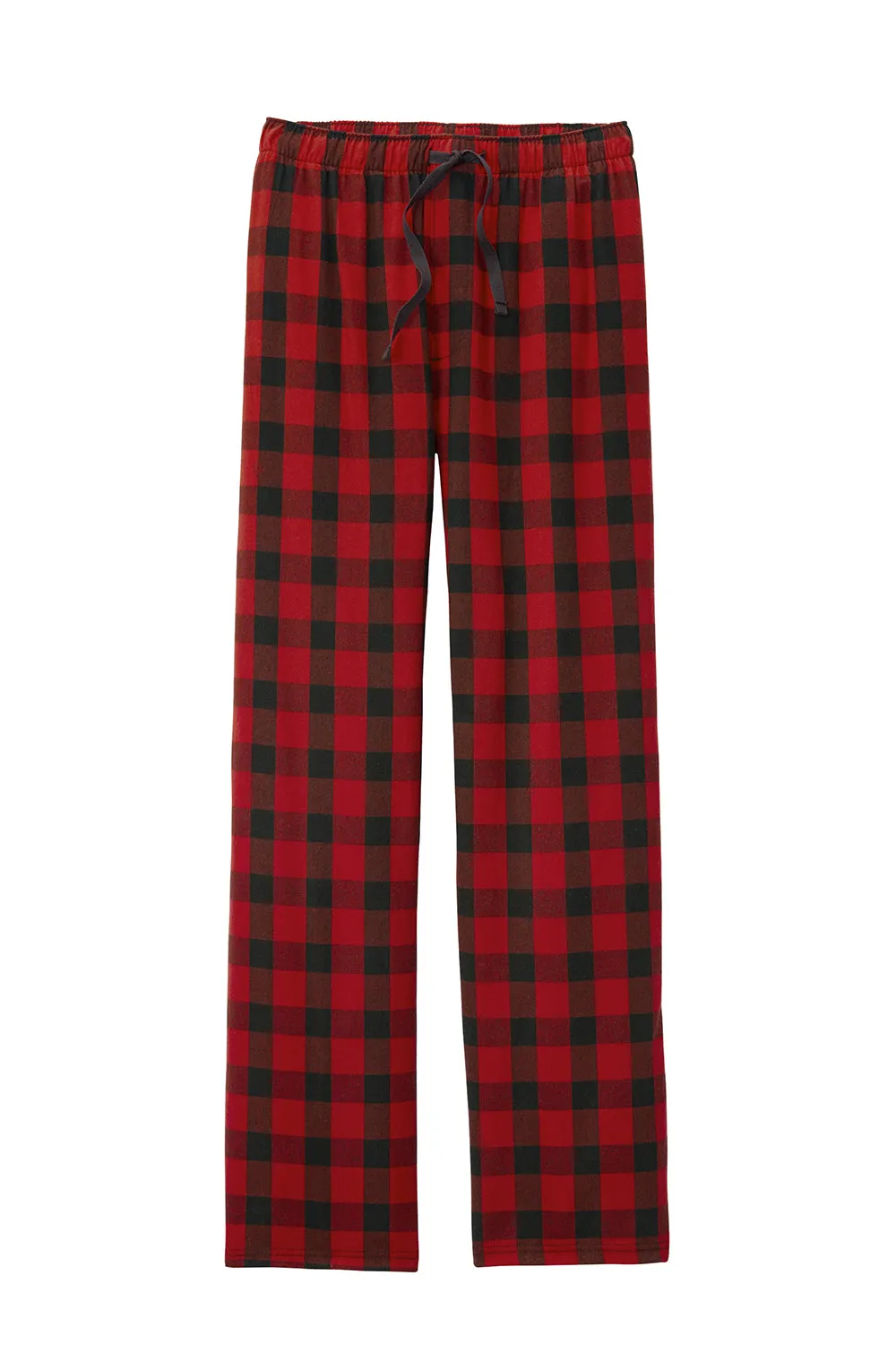District Mens Flannel Plaid Lounge Pants - Red/Black Buffalo Check  Buy new Clothing District