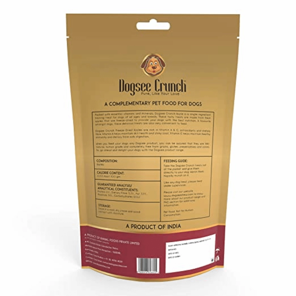 Dogsee Crunch Freeze Dried Apple Dog Treats