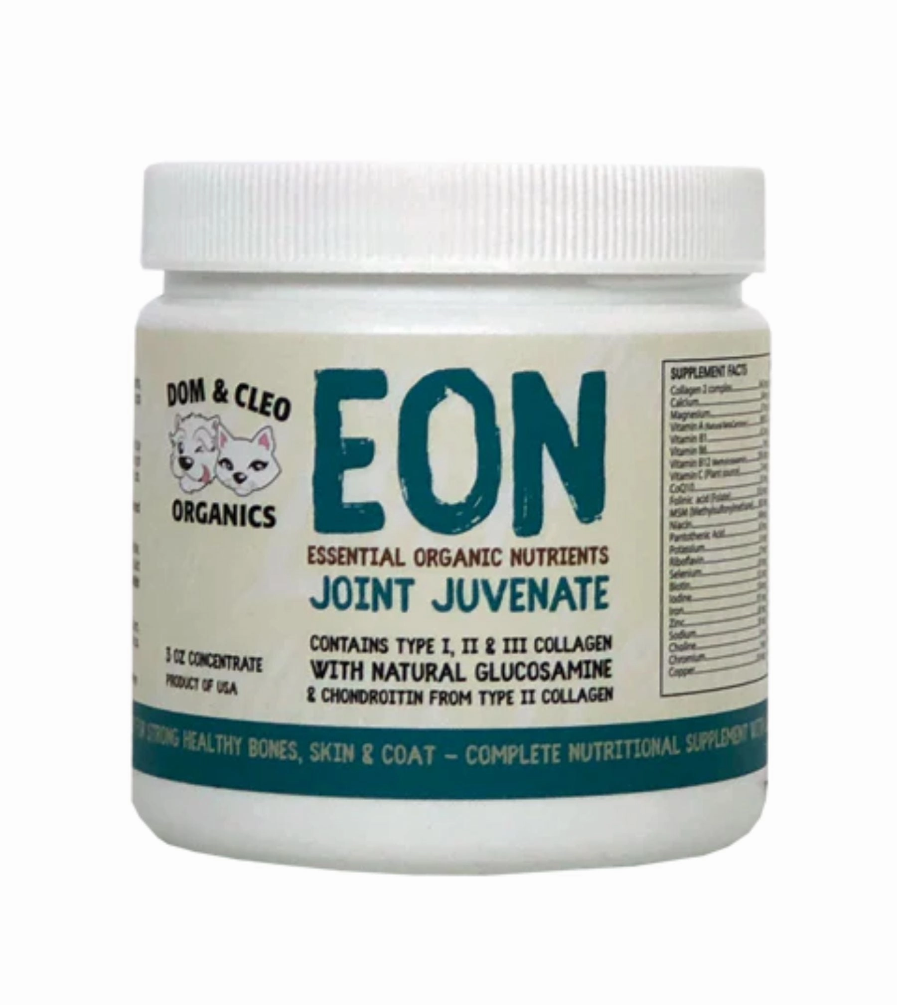 Dom & Cleo EON Joint Juvenate Supplements For Dogs & Cats dog hygiene,clean pet