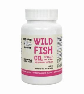 Dom & Cleo Wild Fish Oil Supplements For Dogs & Cats