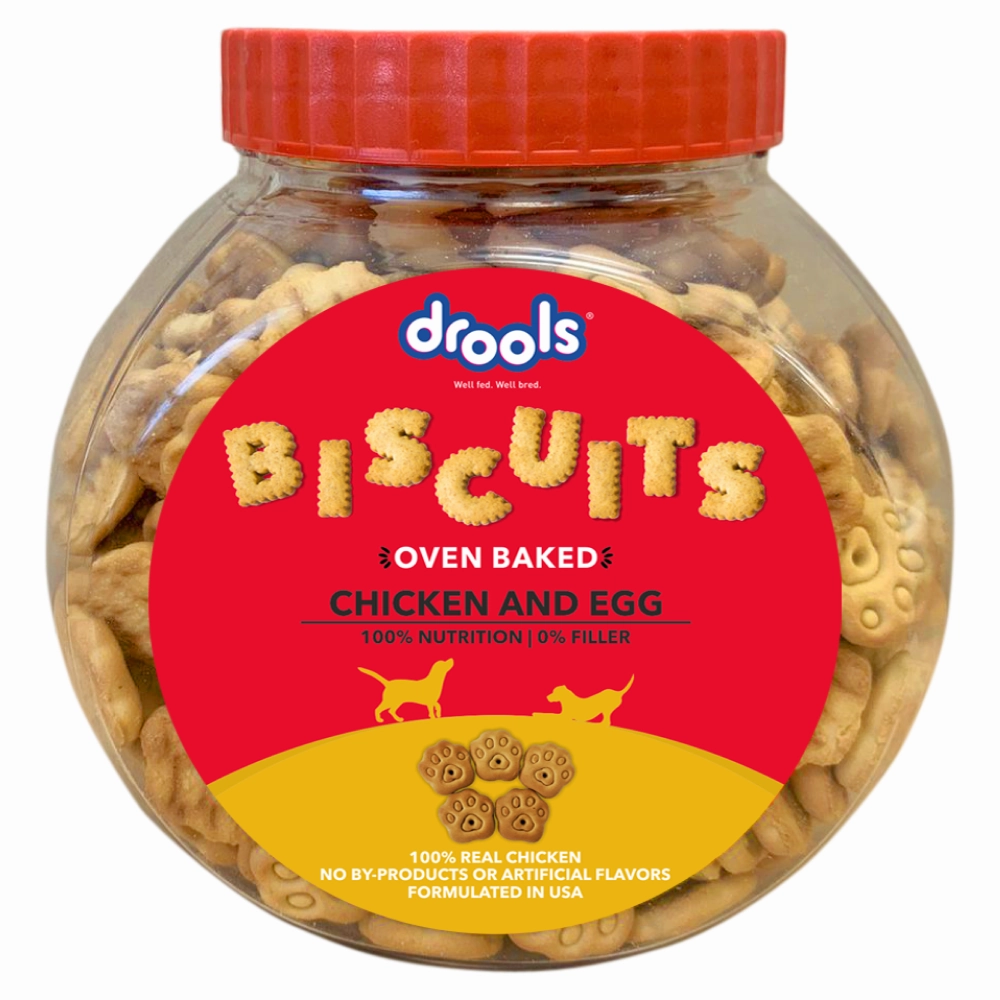 Drools Chicken and Egg Biscuit Dog Treats