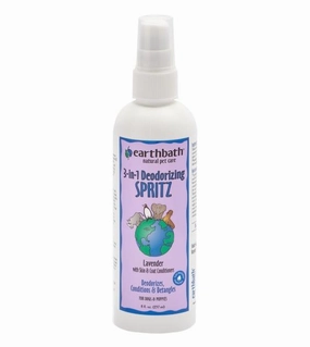 Earthbath 3 in 1 Deodorizing Spritz Lavender Spray For Dogs dog shampoo,bathing supplies
