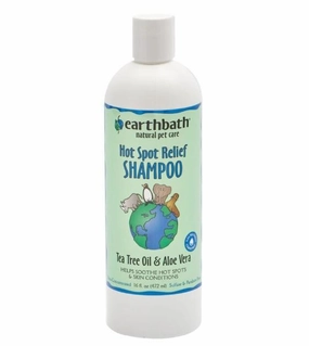 Earthbath Hot Spot Relief Tea Tree Oil & Aloe Vera Dog Shampoo dog shampoo,bathing supplies