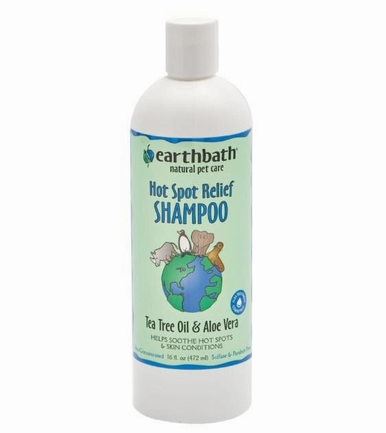 Earthbath Hot Spot Relief Tea Tree Oil & Aloe Vera Dog Shampoo dog shampoo,bathing supplies