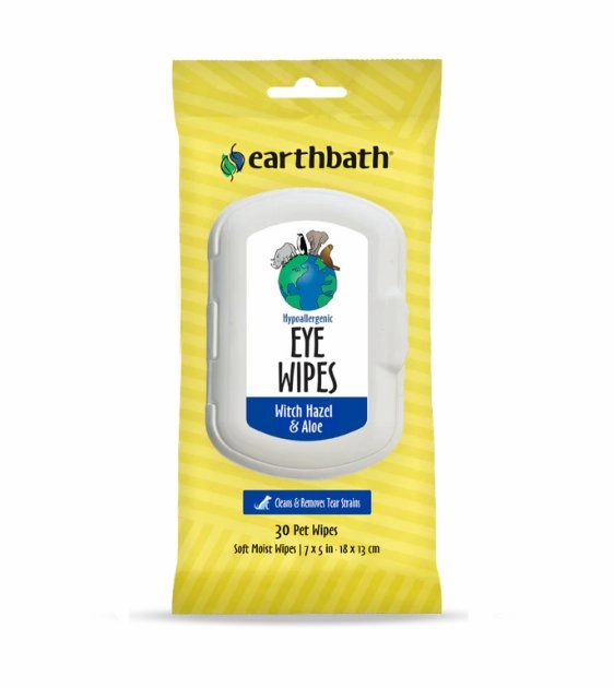 Earthbath Hypoallergenic Eye Wipes for Dogs and Cats odor remover,dog cleaning