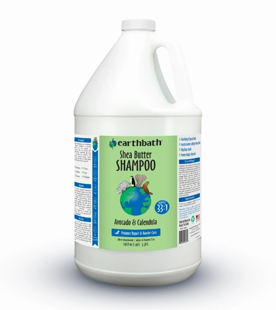 Earthbath Hypoallergenic Shea Butter Shampoo (Moisture Repair & Dander Care) for Dogs and Cats