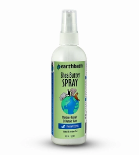 Earthbath Hypoallergenic Shea Butter Spray (Moisture Repair & Dander Care) for Dogs and Cats dog shampoo,bathing supplies
