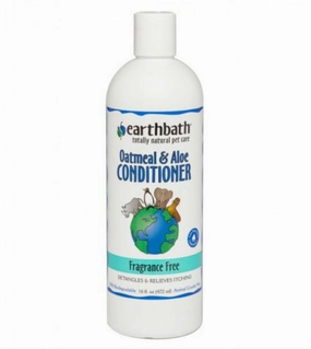 Earthbath Oatmeal & Aloe Fragrance Free Conditioner For Cats & Dogs dog shampoo,bathing supplies