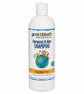 Earthbath Oatmeal & Aloe Fragrance Free Shampoo For Cats & Dogs dog shampoo,bathing supplies
