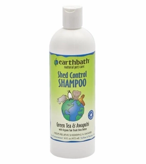 Earthbath Shed Control Dog Shampoo Green Tea & Awapuhi dog shampoo,bathing supplies