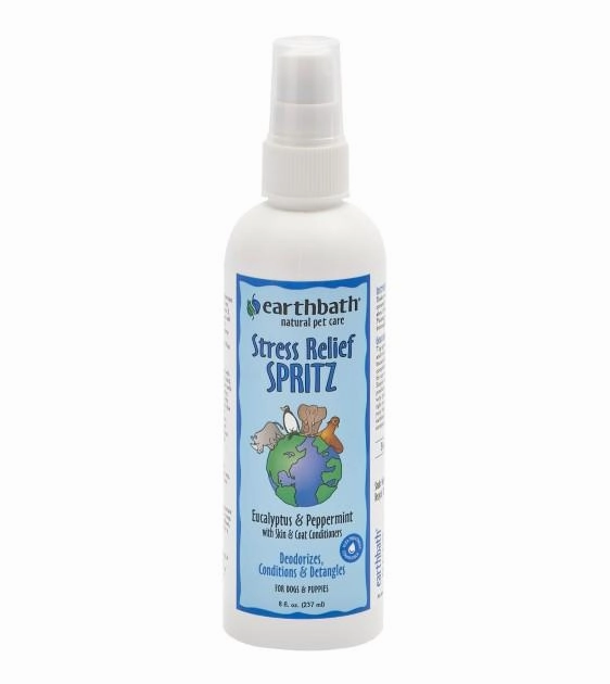 Earthbath Stress Relief Spritz Eucalyptus & Peppermint Spray For Dogs dog shampoo,bathing supplies