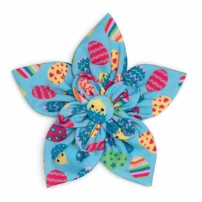 Easter Eggs Dog Collar Flower
