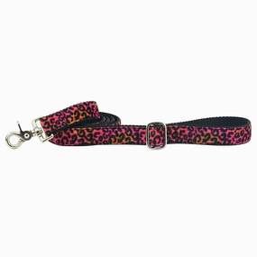 Elite Velvet Dog Leash Wild Kitty