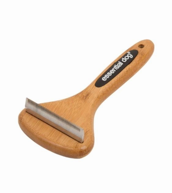 Essential Dog Natural Bamboo Deshedding Tool for Dogs interactive dog toy,tech pet toy
