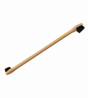 Essential Dog Natural Bamboo Double Sided Dog Toothbrush pet coat care,skin health