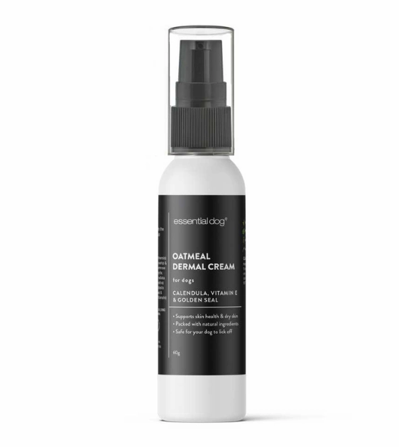 Essential Dog Oatmeal Dermal Cream (Calendula, Vitamin E & Golden Seal) for Dogs dog shampoo,bathing supplies